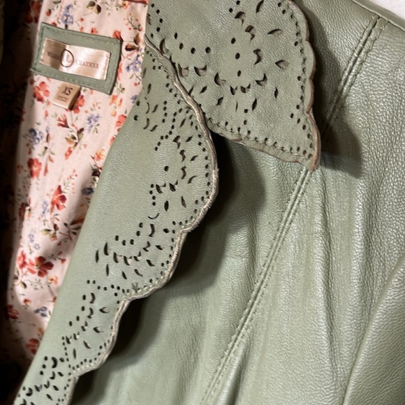 WILSON LEATHER NEW GREEN JACKET - Picture 3 of 13